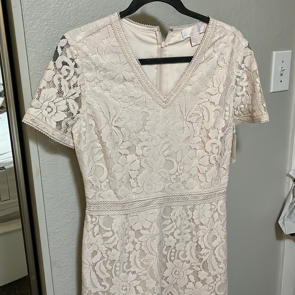 Rachel parcell midi pink dress